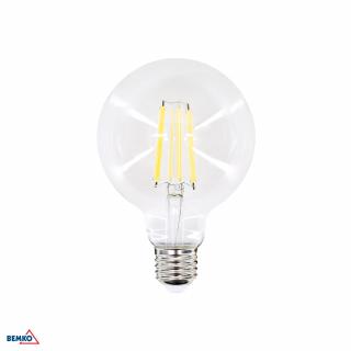 Żarówka LED Filament 230V E27 G95 11W 1500lm 2700K 320st  D86-FLB-E27-G95-110-2K/BMK