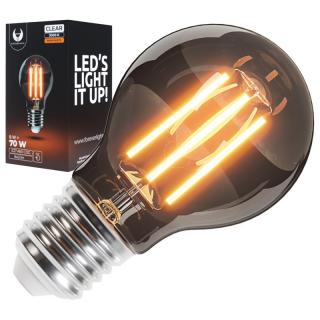Żarówka LED Filament E27 A60 8W 230V 3000K 940lm COG przezroczysta Forever Light; T-90698, PLASTROL  T-90698/PLR