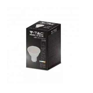 Żarówka LED GU10 4,5W 400lm, barwa: neutralna biel 4000K IP20, kąt 110st ; 211686, V-TAC  211686/VTC