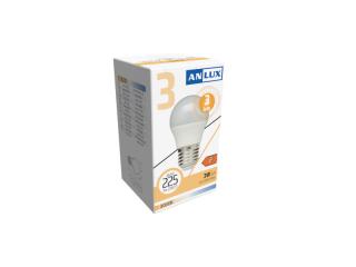 żarówka Led Kulka 3w E27 230v Ciepła Biała 3 Lata Gw. Anlux  LED3-GL-3W-E27-WW/ANX