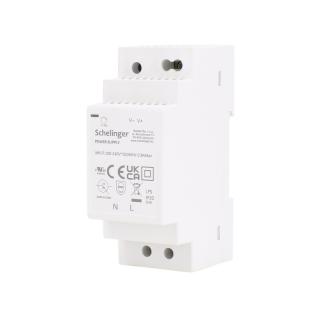 Zasilacz na szynę DIN 12V 24W; A21-LDD024-2P-12V, SCHELINGER  A21-LDD024-2P-12V/BMK