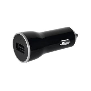 Zasilacz samochodowy USB BASIC 2,1A + kabel microUSB + USB-C  V0219/EMO