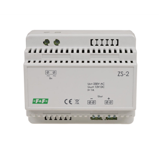 Zasilacz stabilizowany 12V DC 1A ZS-2  ZS-2/FIF