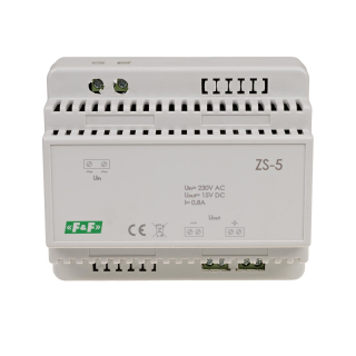Zasilacz stabilizowany 15V DC 0,8A ZS-5  ZS-5/FIF