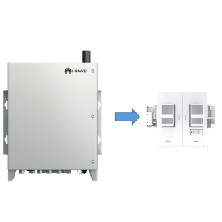 Zintegrowana komunikacja LUNA2000 opcja B: SmartACU2000D-D-08, DTSU666-HW, SmartModule 1000A, Smart ETH gateway_5*F, komunikacja z PCS  LUNA2000-OPCJA_KOM_B/EMK
