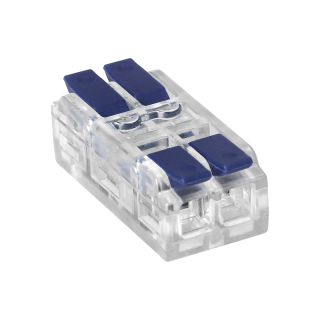 Złączka instalacyjna zaciskowa 2-przewodowa, dwustronna; na dowolny przewód 0,75-4mm2; IEC 250V/32A; 50 szt.  OR-SZ-8021/2/50/ORN