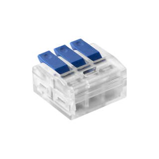 Złączka instalacyjna zaciskowa 3-przewodowa; na dowolny przewód 0,75-4mm2; IEC 450V/32A 100 szt.  OR-SZ-8017/3/100/ORN