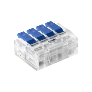 Złączka instalacyjna zaciskowa 4-przewodowa; na dowolny przewód 0,75-4mm2; IEC 450V/32A; 10 szt.  OR-SZ-8017/4/10/ORN