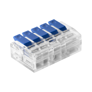 Złączka instalacyjna zaciskowa 5-przewodowa; na dowolny przewód 0,75-4mm2; IEC 450V/32A 50 szt.  OR-SZ-8017/5/50/ORN