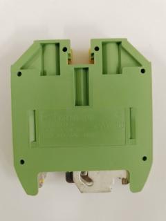 Złączka szynowa gwintowa 16 mm2 żółto-zielona ochronna, GK-16-PE; 89104319, SIMET  89104319/SIM