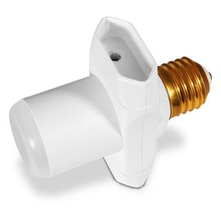 Złodziejka, Adapter elektryczny z lampką, BIAŁY, OPR-27L; T-12034, PLASTROL  T-12034/PLR