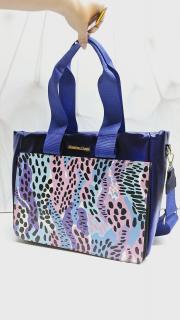 Torebka shopper Massimo Contti chaber z wymienną klapką