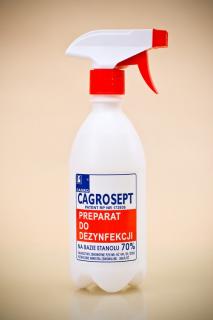 Dezynfekcyjny spirytus 0,45 l CAGROSEPT z dyspenserem