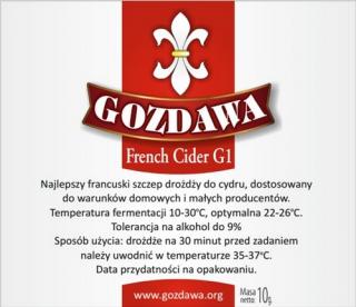 Drożdże do cydru Gozdawa French Cider G1 (FCG1)