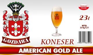 Gozdawa KONESER American Gold Ale 3,4 kg