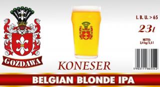 Gozdawa KONESER Belgian Blonde IPA 3,4 kg