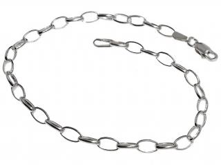 Bransoletka srebrna Rolo baza do charms srebro 925 mb360 - 2,8g.