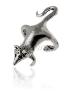 Kolczyk nausznica mysz ze srebra 925 kn070 - 0,7g.