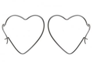 Kolczyki serca z srebrnego drutu k2410- 2,5g.