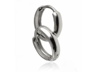 Kolczyki srebrne Koła rynienki 13 mm k3702  1,4g.