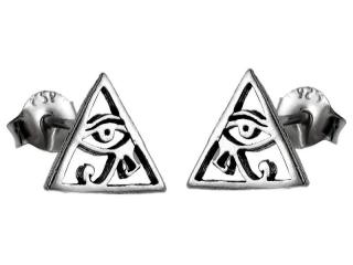Kolczyki srebrne Oko Horusa k2103 - 0,7g.