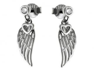 KOLCZYKI SREBRNE SKRZYDŁA WINGS SKRZYDEŁKA k2244 - 1,5g.