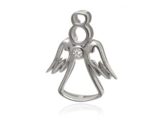 Wisiorek srebrny Anioł aniolek w0550 - 1,2g.