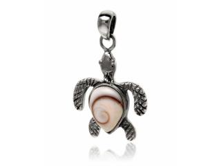 Wisiorek srebrny Żółw wodny w0627  2,0g.