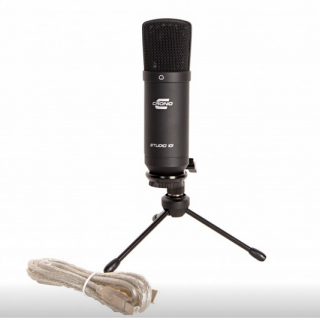 CRONO STUDIO 101USB BK - MIKROFON WIELKOMEMBRANOWY 101USB BK