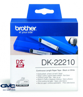 Etykiety Brother DK-22210 DK22210 do seri QL
