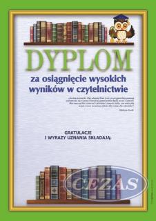 DYPLOM ZA OSIĄGNIĘCIE WYSOKICH WYNIKÓW W CZYTELNICTWIE (DYP020) DYPLOM ZA OSIĄGNIĘCIE WYSOKICH WYNIKÓW W CZYTELNICTWIE (DYP020)