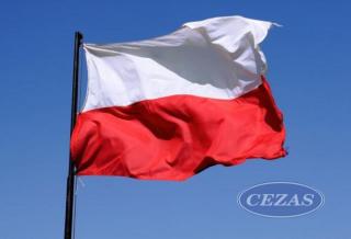 FLAGA POLSKA 112 X 70 CM (WYP300) FLAGA POLSKA WYM.112 X 70 CM (WYP300)