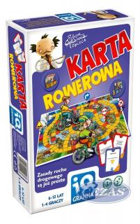 IQ KARTA ROWEROWA - GRA EDUKACYJNA (ZAB142) GRA IQ KARTA ROWEROWA (ZAB142)