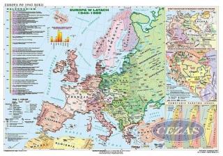 MAPA EUROPA PO 1945 R (HIS195) MAPA EUROPA PO 1945 R (HIS195)