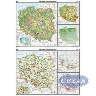 MAPA POLSKA GOSPODARKA-PRZEMYSŁ I USŁUGI/GOSP-ROL.(GMA140) MAPA POLSKA GOSPODARKA-PRZEMYSŁ I USŁUGI/GOSP-ROL. (GMA140)