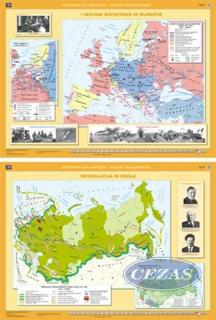 MAPA REWOLUCJA W ROSJI/I WOJNA ŚWIATOWA W EUROPIE (HIS010) MAPA REWOLUCJA W ROSJI/I WOJNA ŚWIATOWA W EUROPIE  (HIS010)