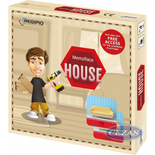 MEMORACE HOUSE - GRA EDUKACYJNA MEMORY (ZAB059) MEMORY GAME-HOUSE(z pudełkiem)REGIPIO/5903111818029.POL (ZAB059)