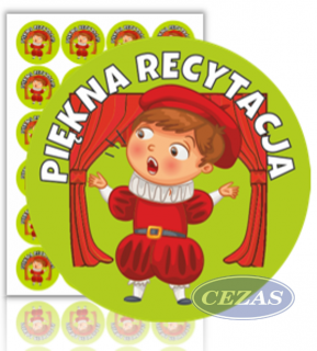 NAKLEJKI PIĘKNA RECYTACJA (WYP677) NAKLEJKI PIĘKNA RECYTACJA (WYP677)