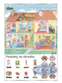 PLANSZA POSZUKAJ NA OBRAZKU - DOM (PRZ632) PLANSZA POSZUKAJ NA OBRAZKU - DOM (PRZ632)