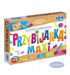 PRZYBIJANKA MAXI - UKŁADANKA GEOMETRYCZNA (ZAB 330) PRZYBIJANKI MAXI (MG) (ZAB 330)