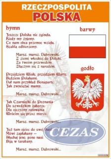 RZECZPOSPOLITA POLSKA -  HYMN, BARWY GODŁO  PLANSZA (PLA461) RZECZPOSPOLITA POLSKA -  HYMN, BARWY GODŁO  PLANSZA (PLA461)