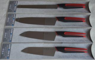 SHIKISAI uFLEX komplet 4 noży - kolor czerwony - dostawa gratis