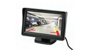 Monitor LCD 4,3 cala + kamera cofania w ramce