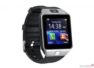 Zegarek sportowy smartwatch DZ srebrny