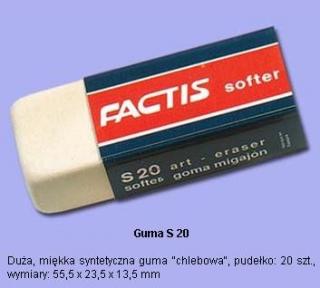 Gumka FACTIS S-20 chlebowa