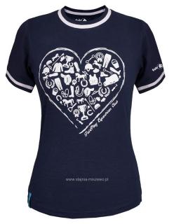 Koszulka FP Abby Heart  granatowy