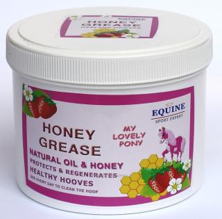 SMAR DO KOPYT HONEY- STRAWBERRY z brokatem