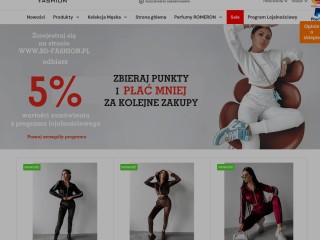 Butik internetowy z odzieżą damską, eleganckie kombinezony i bluzki