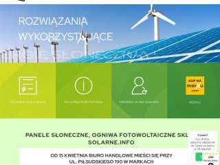 Panele fotowoltaiczne, elektrownie wiatrowe, instalacje do samodzielnego montażu - Warszawa