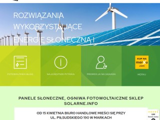 Panele fotowoltaiczne, elektrownie wiatrowe, instalacje do samodzielnego montażu - Warszawa